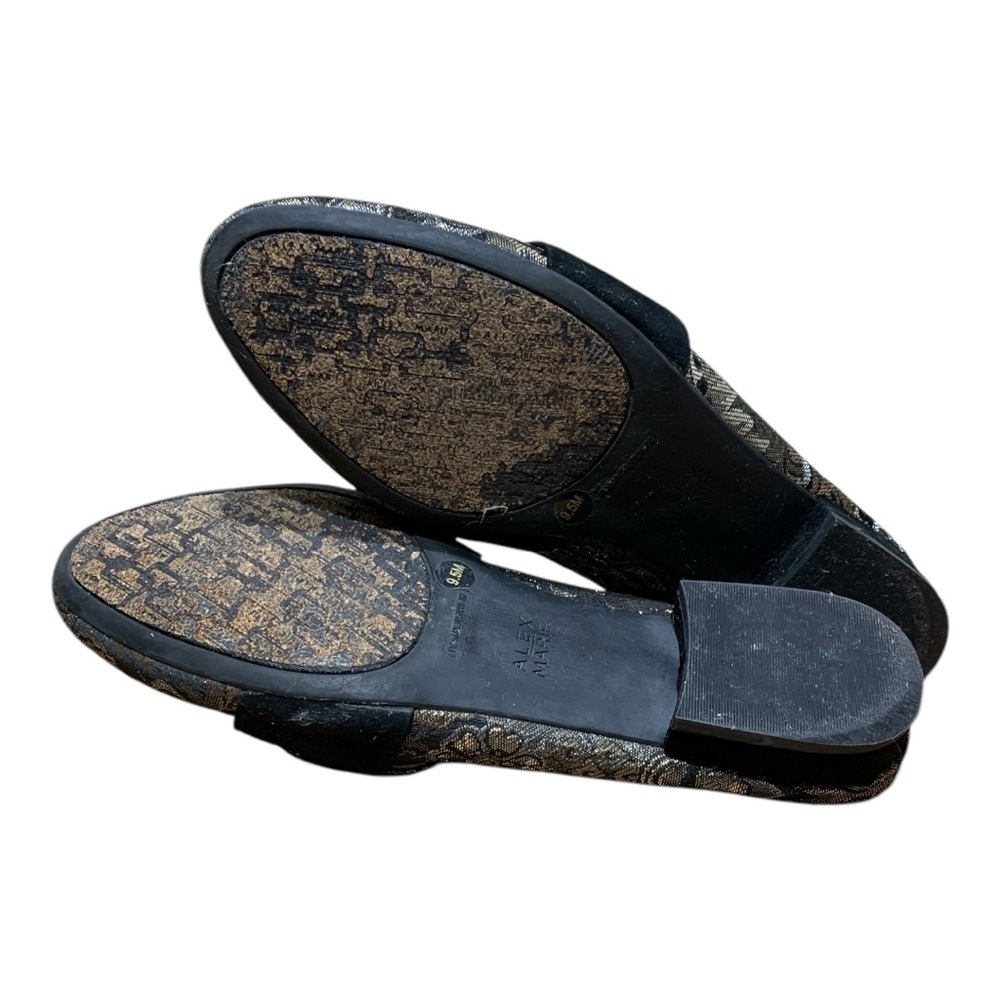 Alex Marie Brocade-Suede Mules Size 9.5 - Picture 6 of 6